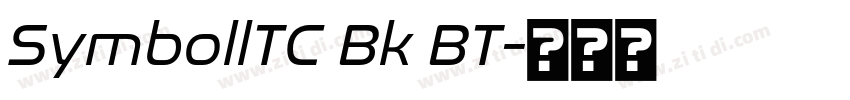SymbollTC Bk BT字体转换